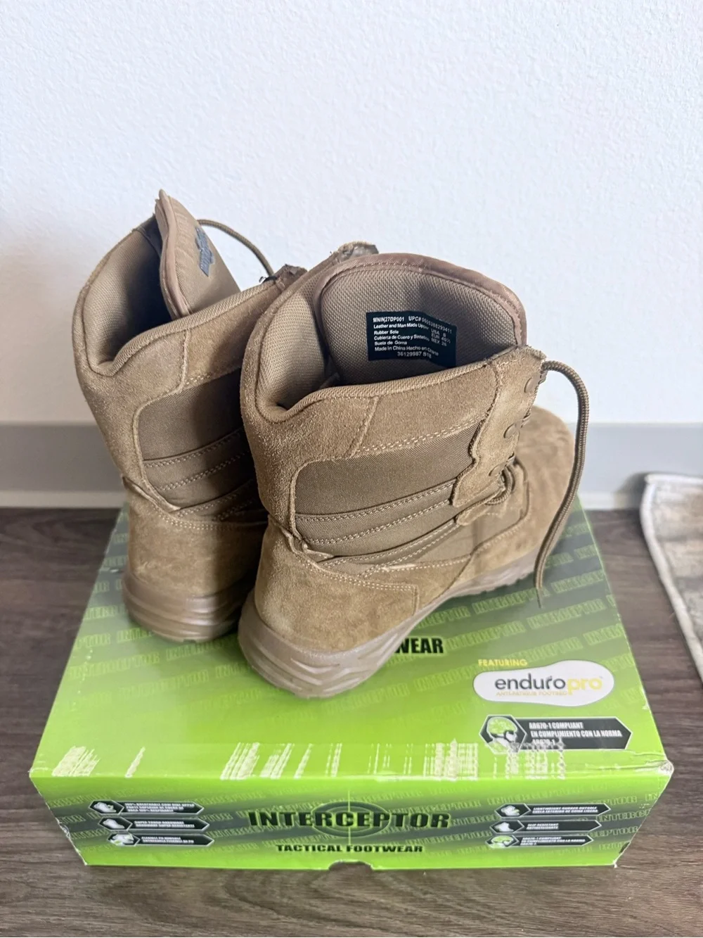 Interceptor Tactical Footwear - Olive Green Men's Boots